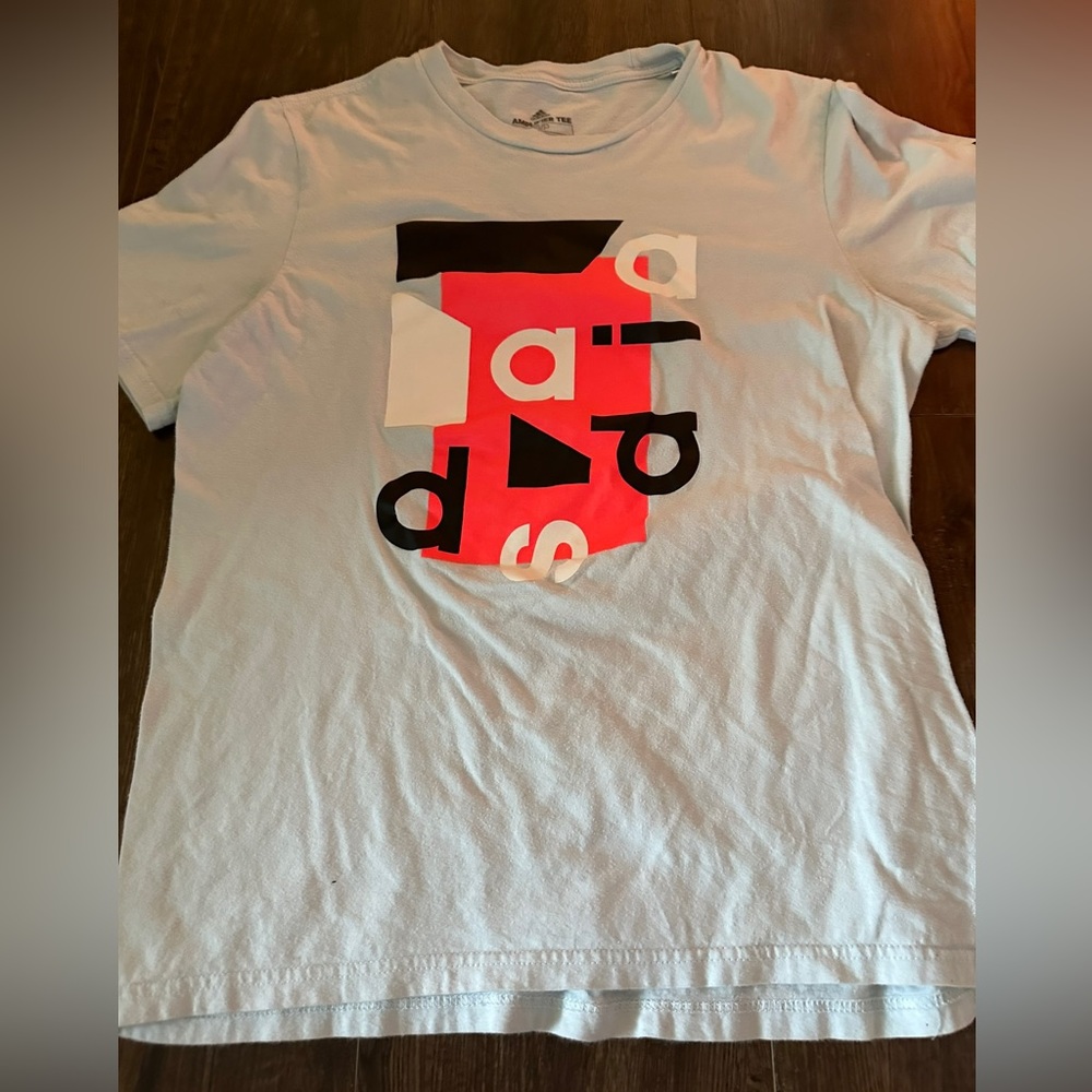 Light blue Adidas T-shirt